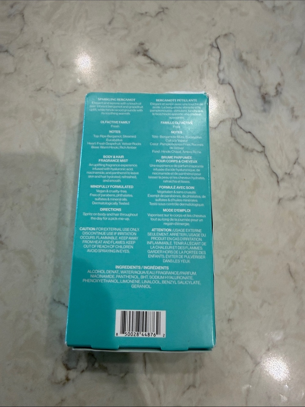 Touchland Handheld Mist Spray - Sparkling Bergamot - Picture 2 of 3
